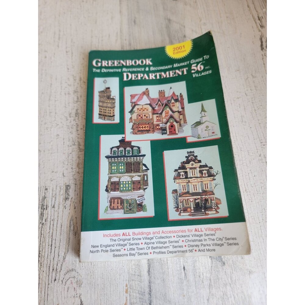 Vintage green book Department‎ 56 2001 guide to book